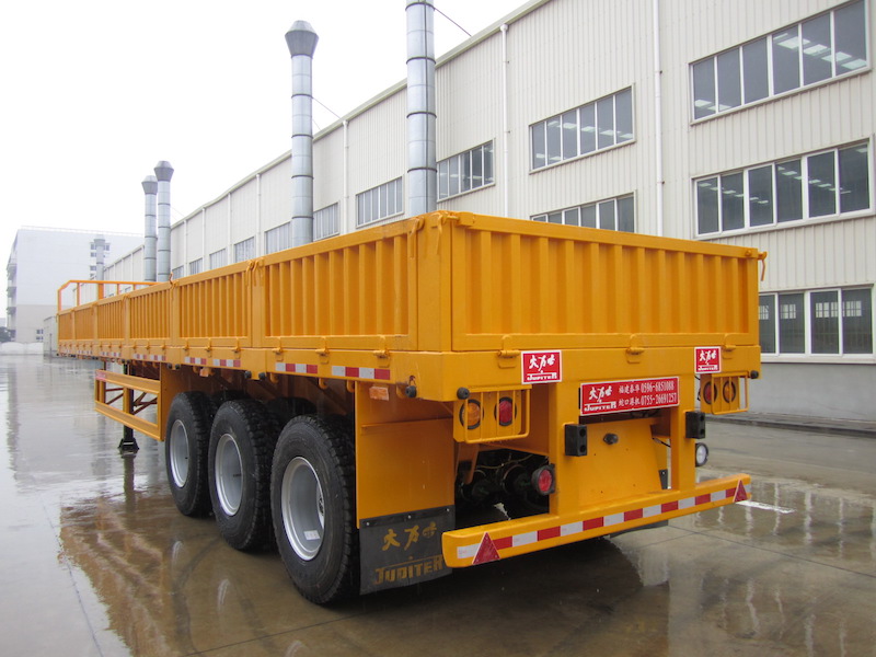 نیمه تریلرهای 40FT 3 Axles Dropside