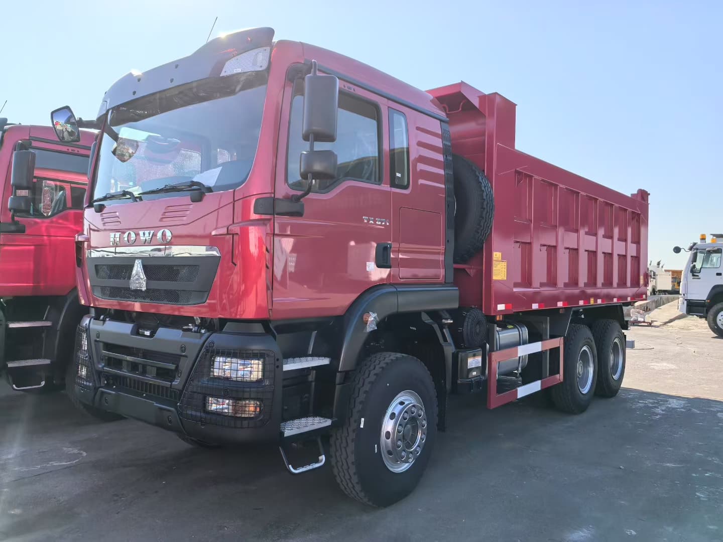 sinotruk howo-tx 6x4 tipper lhd